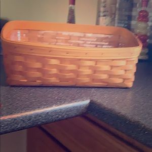 Longaberger basket with protector